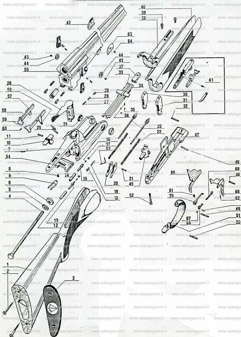 Fucile express Zoli Antonio modello Express (estrattori automatici) (8558)