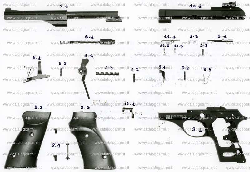 Pistola TANFOGLIO SRL modello GT 22 sport 1 (tacca di mira regolabile) (9384)