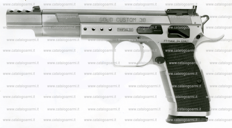 Pistola TANFOGLIO SRL modello Gold Custom 38 (tacca di mira regolabile, finitura brunita o cromata) (9954)