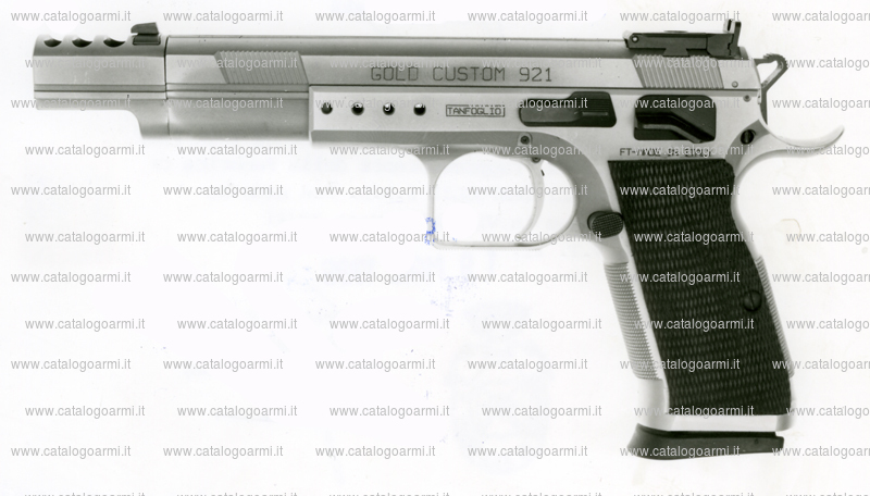 Pistola TANFOGLIO SRL modello Gold Custom 921 (tacca di mira regolabile, finitura brunita o cromata) (9957)