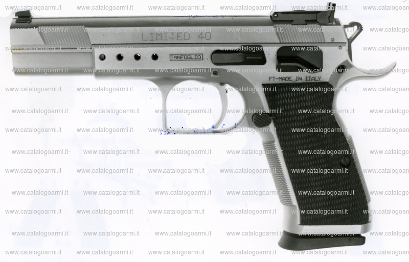 Pistola TANFOGLIO SRL modello Limited 40 HC (tacca di mira regolabile, finitura brunita o cromata) (9960)