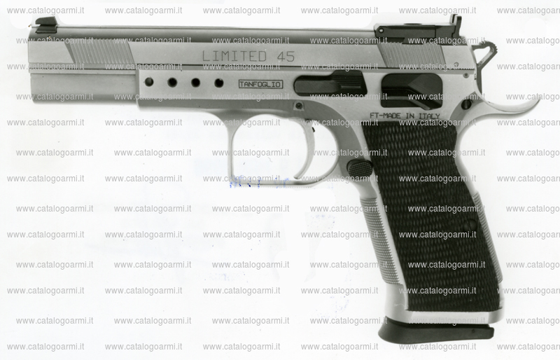 Pistola TANFOGLIO SRL modello Limited 45 (tacca di mira regolabile, finitura brunita o cromata) (9961)