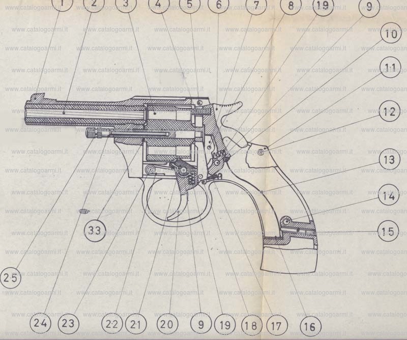 Pistola Iab modello P 30 (1880)