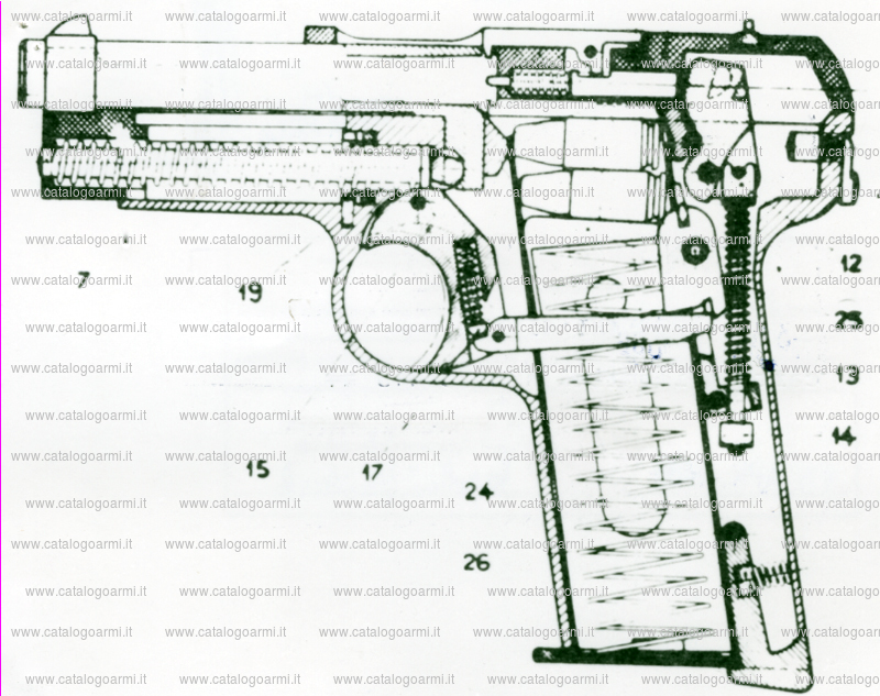 Pistola Beretta Pietro modello 1915 (5139)