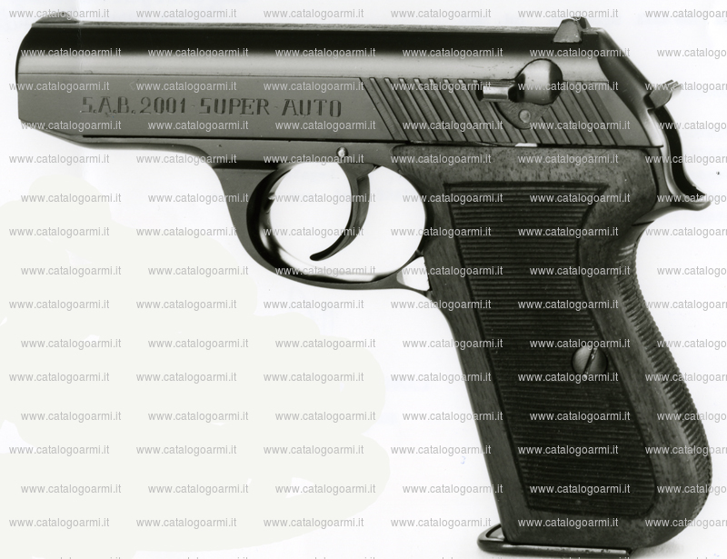 Pistola Societ&Atilde;&nbsp; Armi Bresciane modello Sab G 2001 super auto (6211)