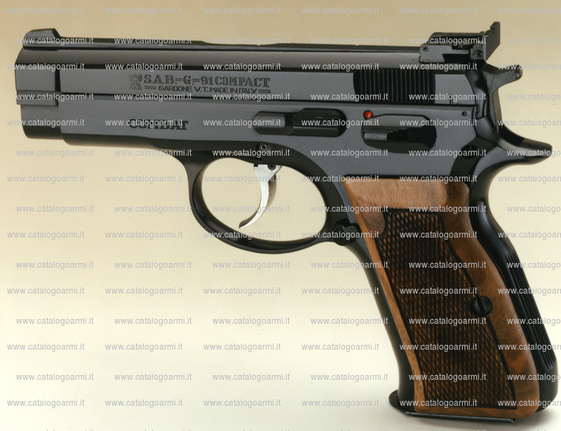 Pistola Societ&Atilde;&nbsp; Armi Bresciane modello Sab G 91 Compact Combat (tacca di mira regolabile) (6212)