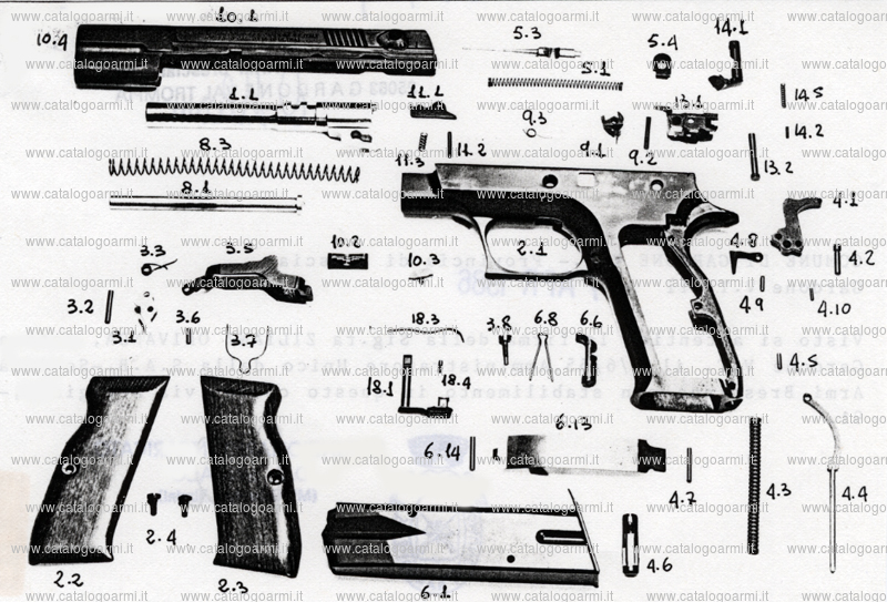 Pistola Societ&Atilde;&nbsp; Armi Bresciane modello Sab RG 90 (4965)