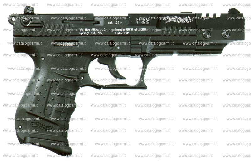 Pistola Walther modello P 22 (mire regolabili) (13227)